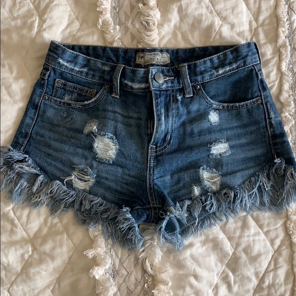 Free People Denim Cutoffs